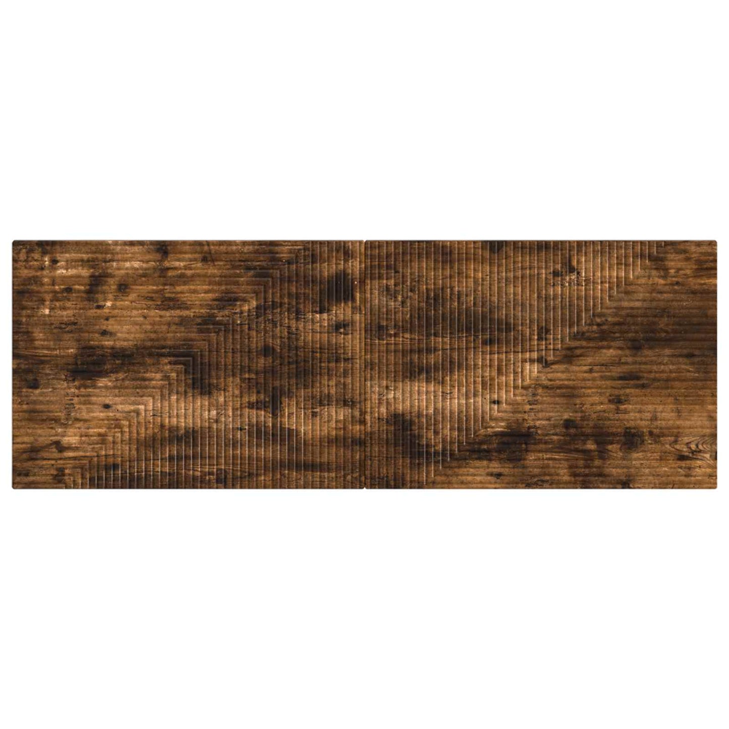 vidaXL Wall-Mounted Headboard HAARLEM Smoked Oak Engineered Wood 3