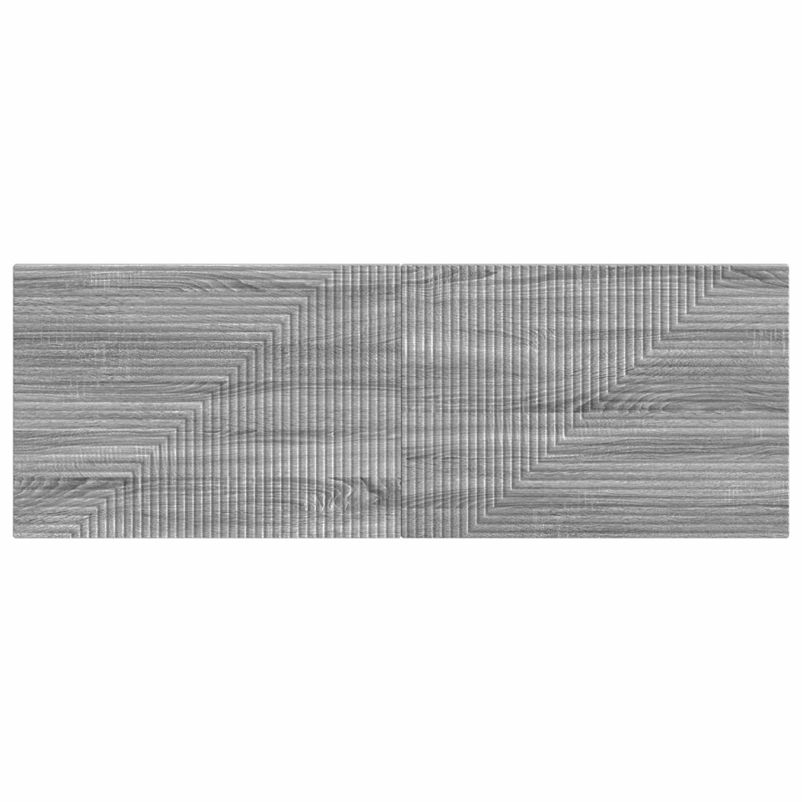 vidaXL Wall-Mounted Headboard HAARLEM Grey Sonoma Engineered Wood 3