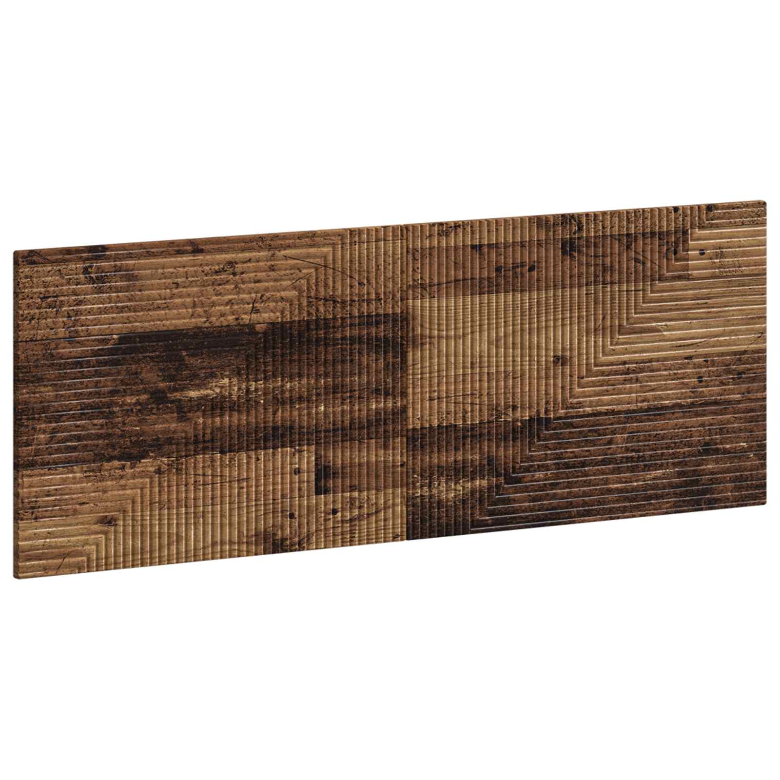 vidaXL Wall-Mounted Headboard HAARLEM Old Wood Engineered Wood 2