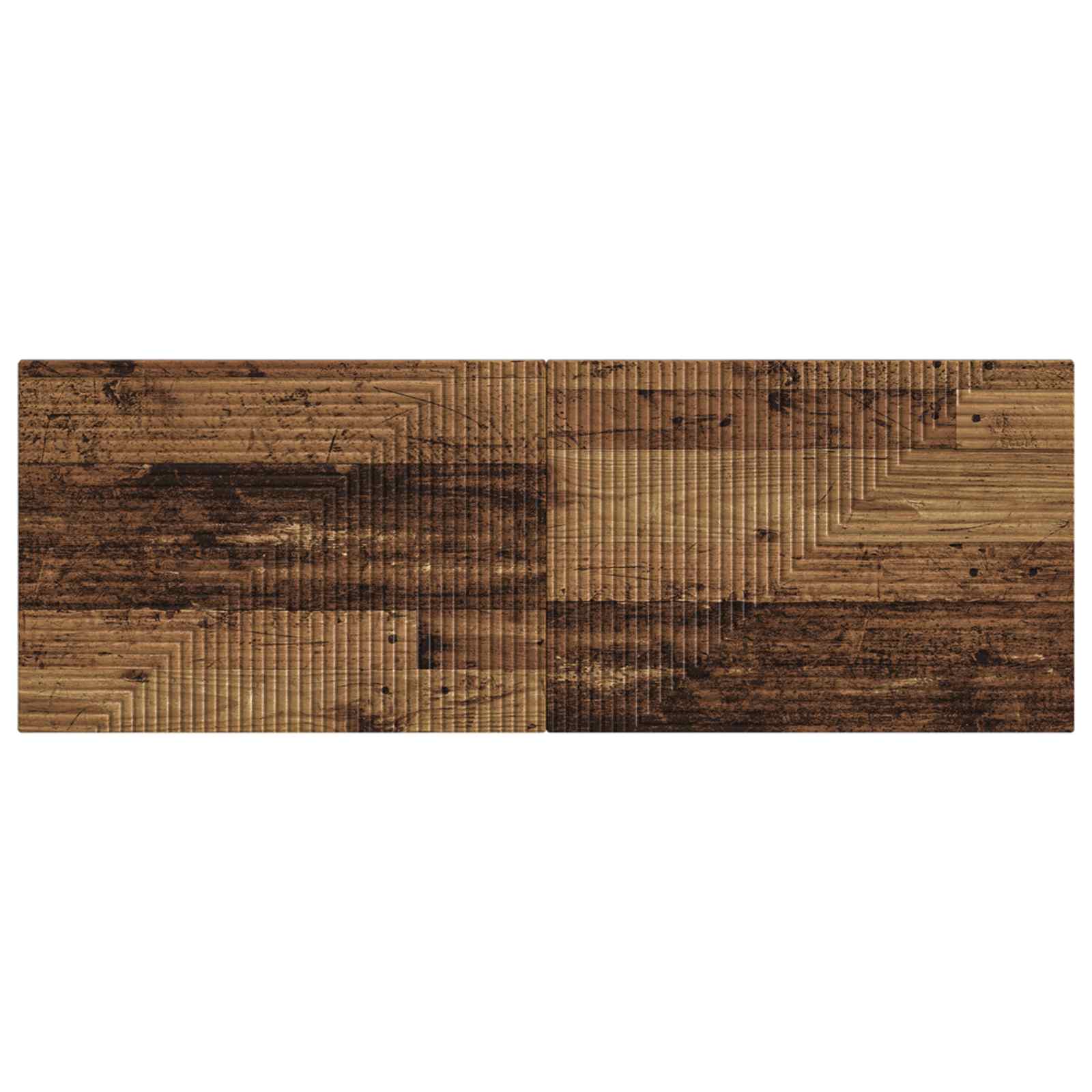 vidaXL Wall-Mounted Headboard HAARLEM Old Wood Engineered Wood 3