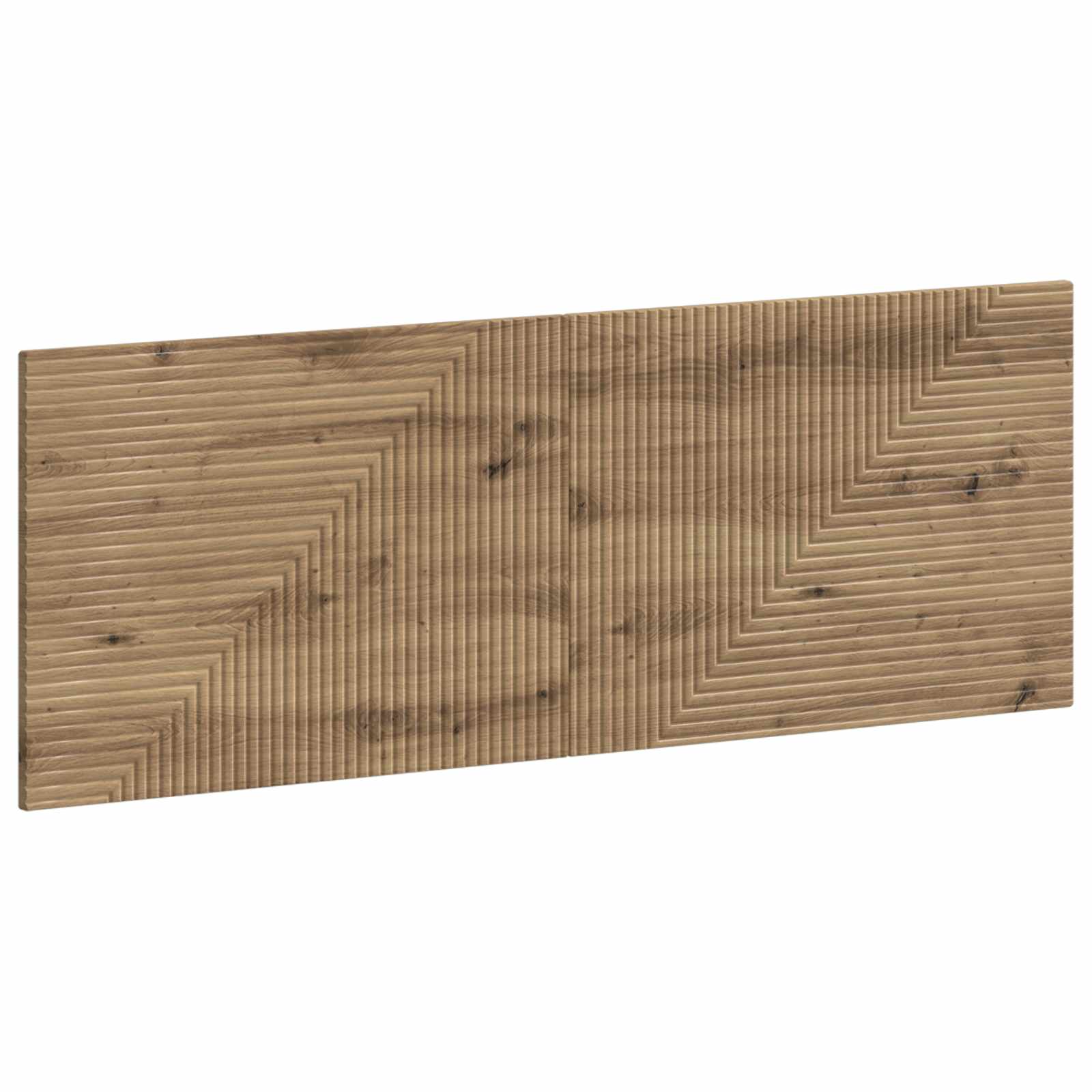 vidaXL Wall-Mounted Headboard HAARLEM Artisan Oak Engineered Wood 2