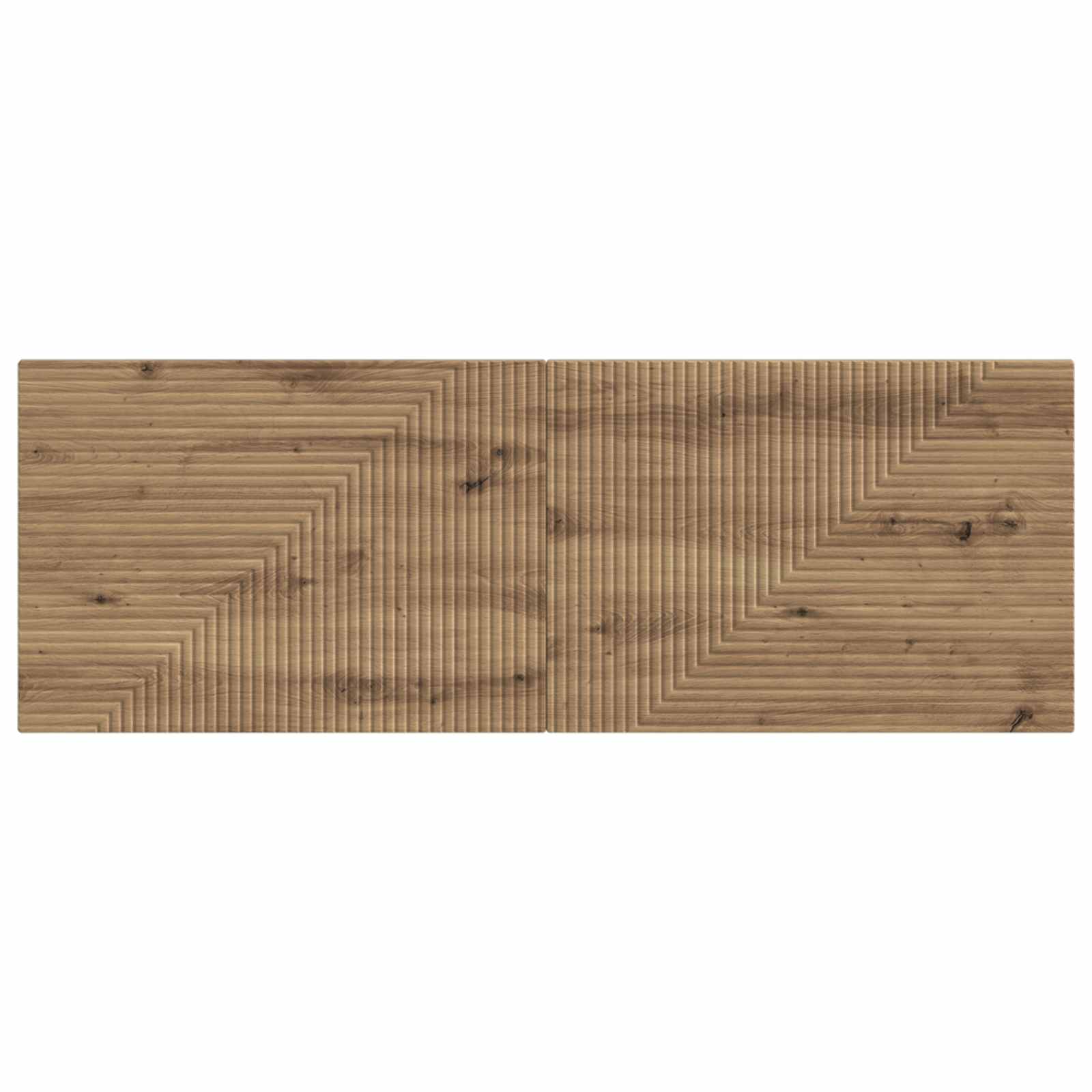 vidaXL Wall-Mounted Headboard HAARLEM Artisan Oak Engineered Wood 3