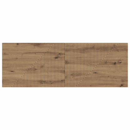 vidaXL Wall-Mounted Headboard HAARLEM Artisan Oak Engineered Wood 3