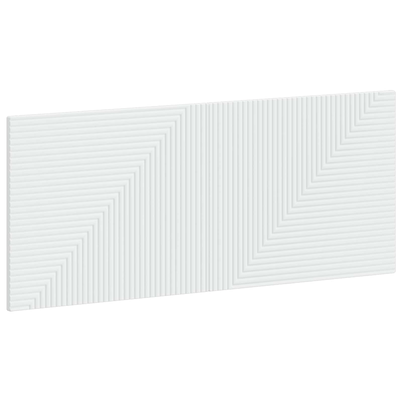 vidaXL Wall-Mounted Headboard HAARLEM White Engineered Wood 2