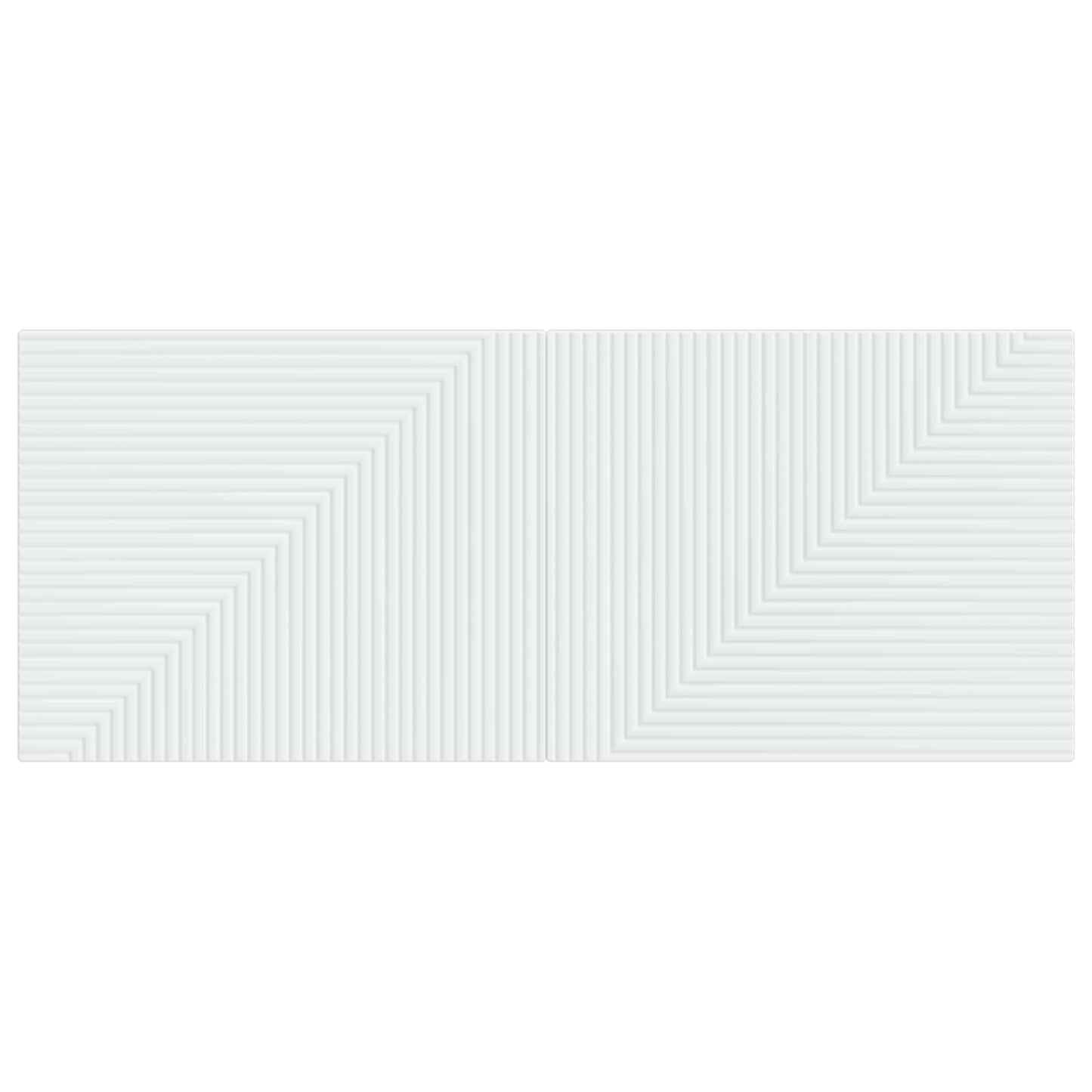 vidaXL Wall-Mounted Headboard HAARLEM White Engineered Wood 3