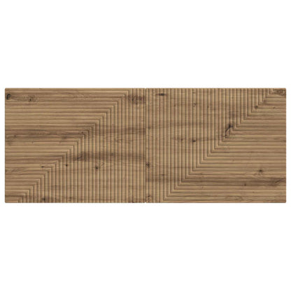 vidaXL Wall-Mounted Headboard HAARLEM Artisan Oak Engineered Wood 3