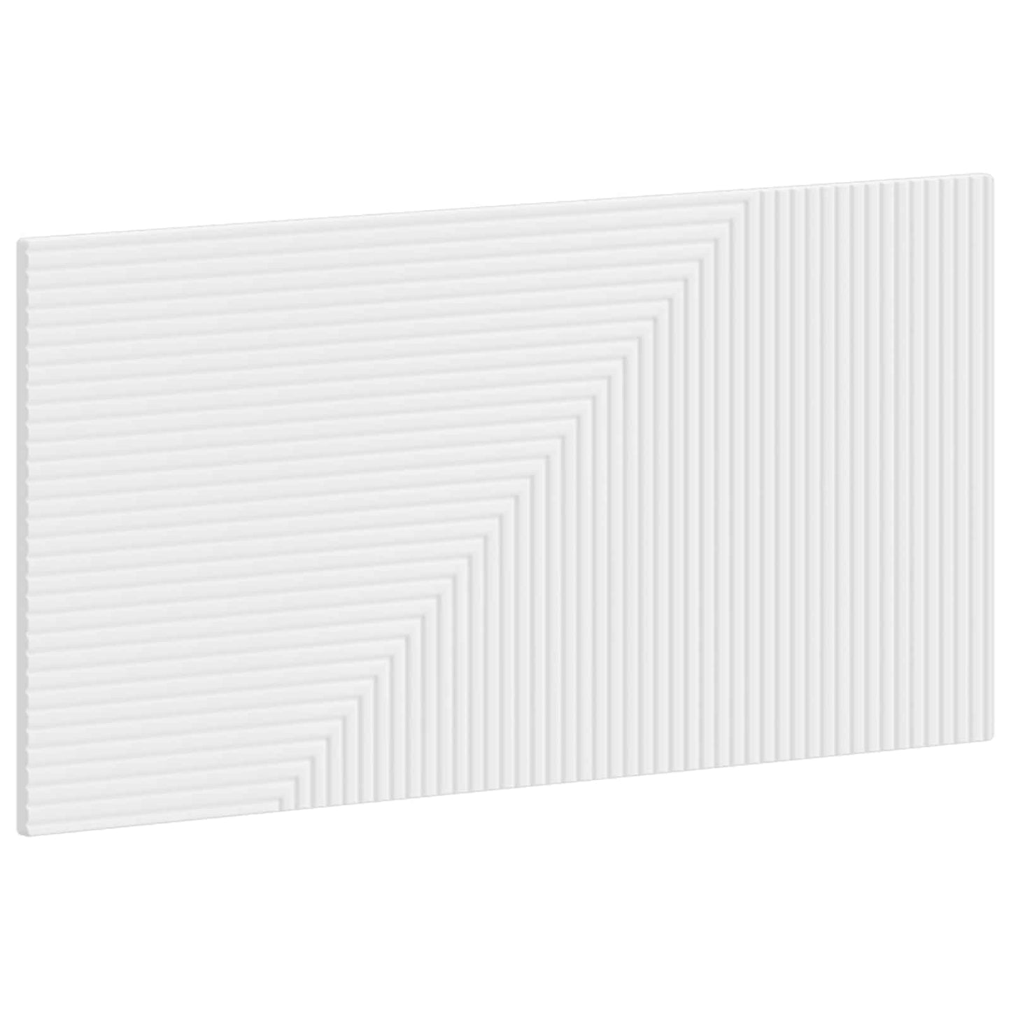 vidaXL Wall-Mounted Headboard HAARLEM White Engineered Wood 2