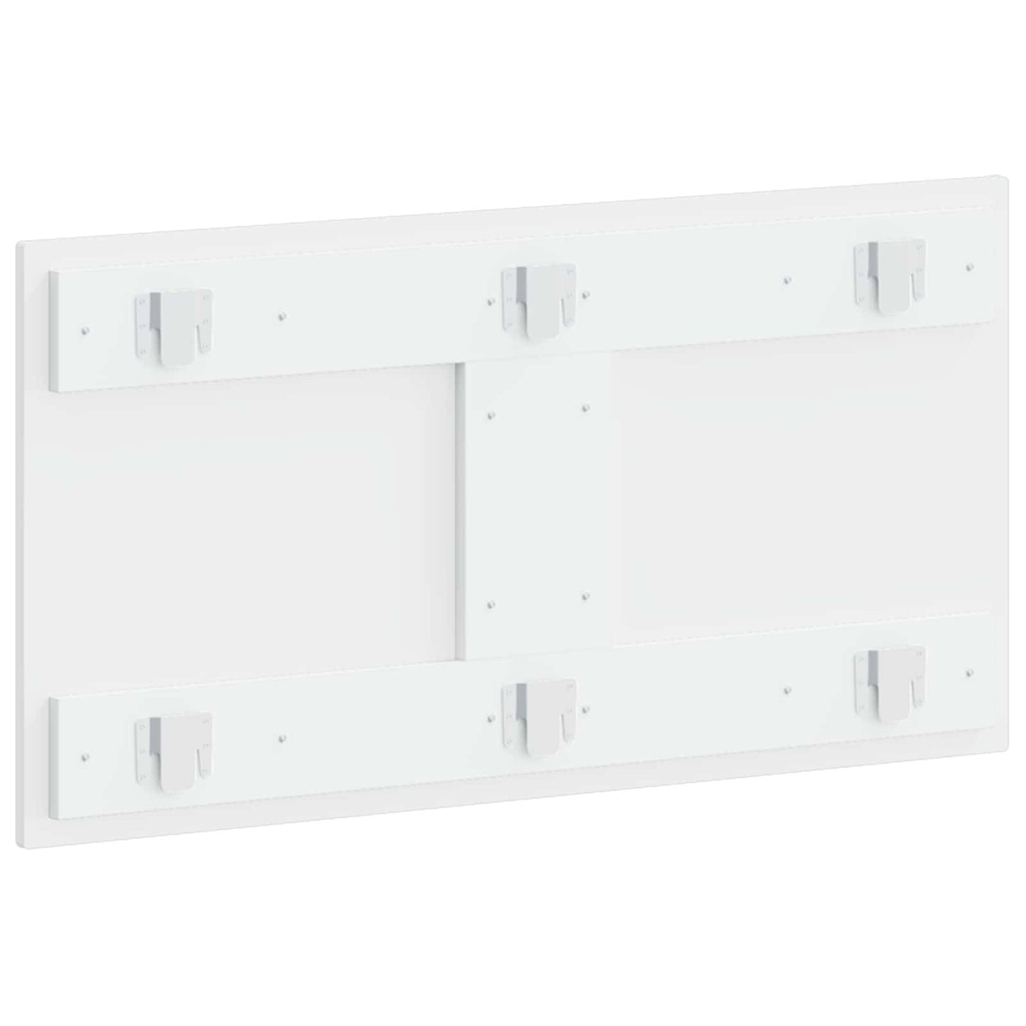 vidaXL Wall-Mounted Headboard HAARLEM White Engineered Wood 5