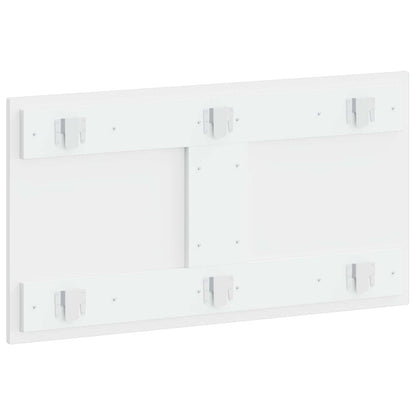 vidaXL Wall-Mounted Headboard HAARLEM White Engineered Wood 5