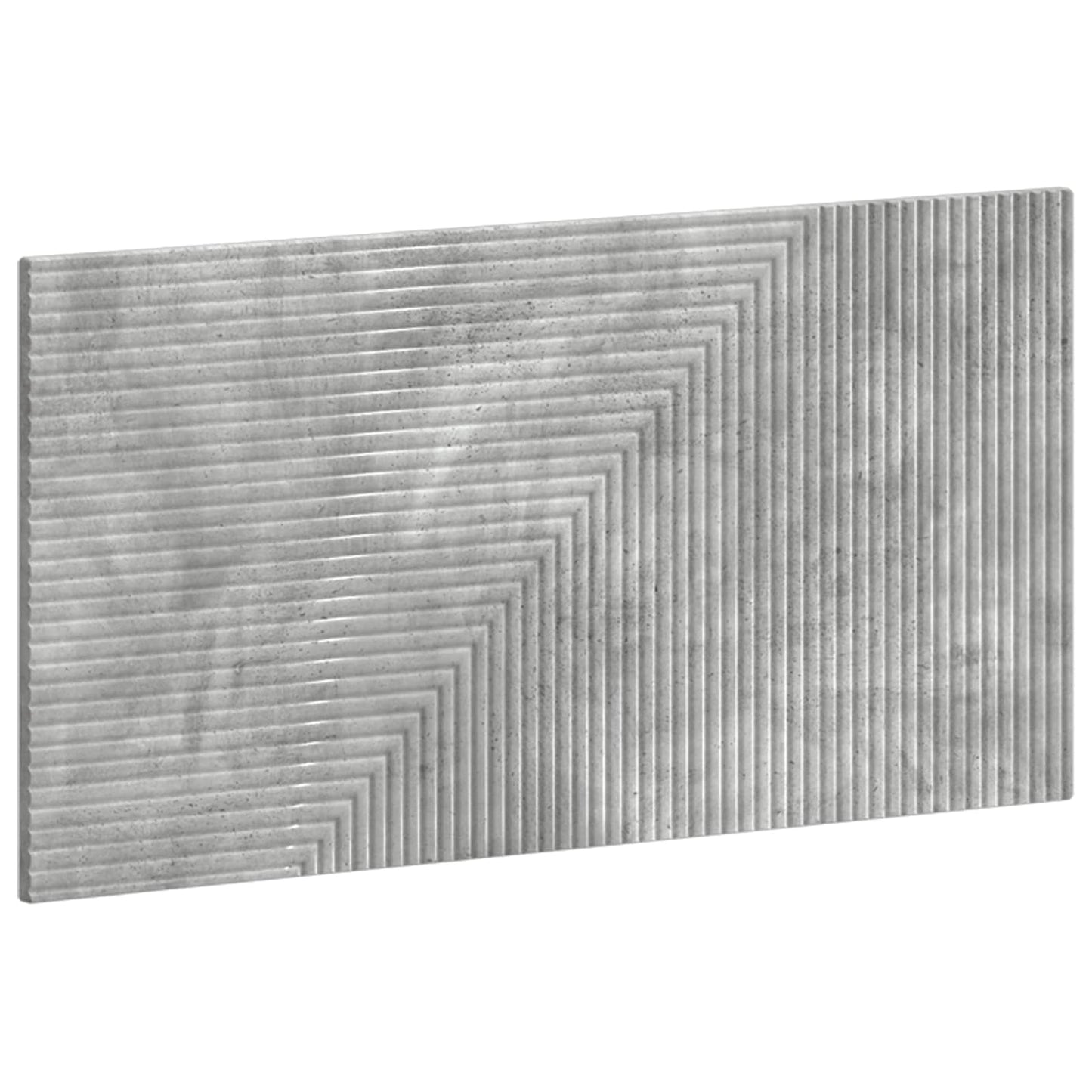 vidaXL Wall-Mounted Headboard HAARLEM Concrete Grey Engineered Wood 2
