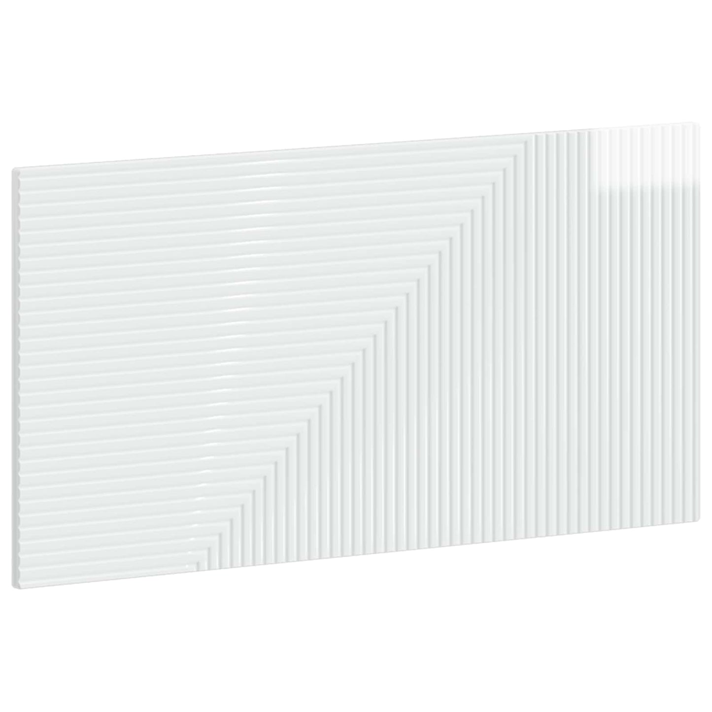 vidaXL Wall-Mounted Headboard HAARLEM High Gloss White Engineered Wood 2