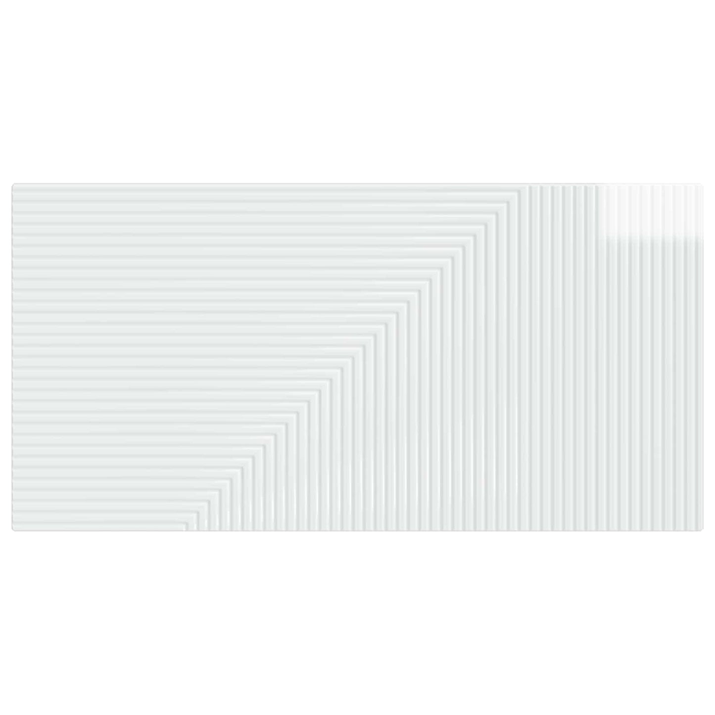 vidaXL Wall-Mounted Headboard HAARLEM High Gloss White Engineered Wood 3