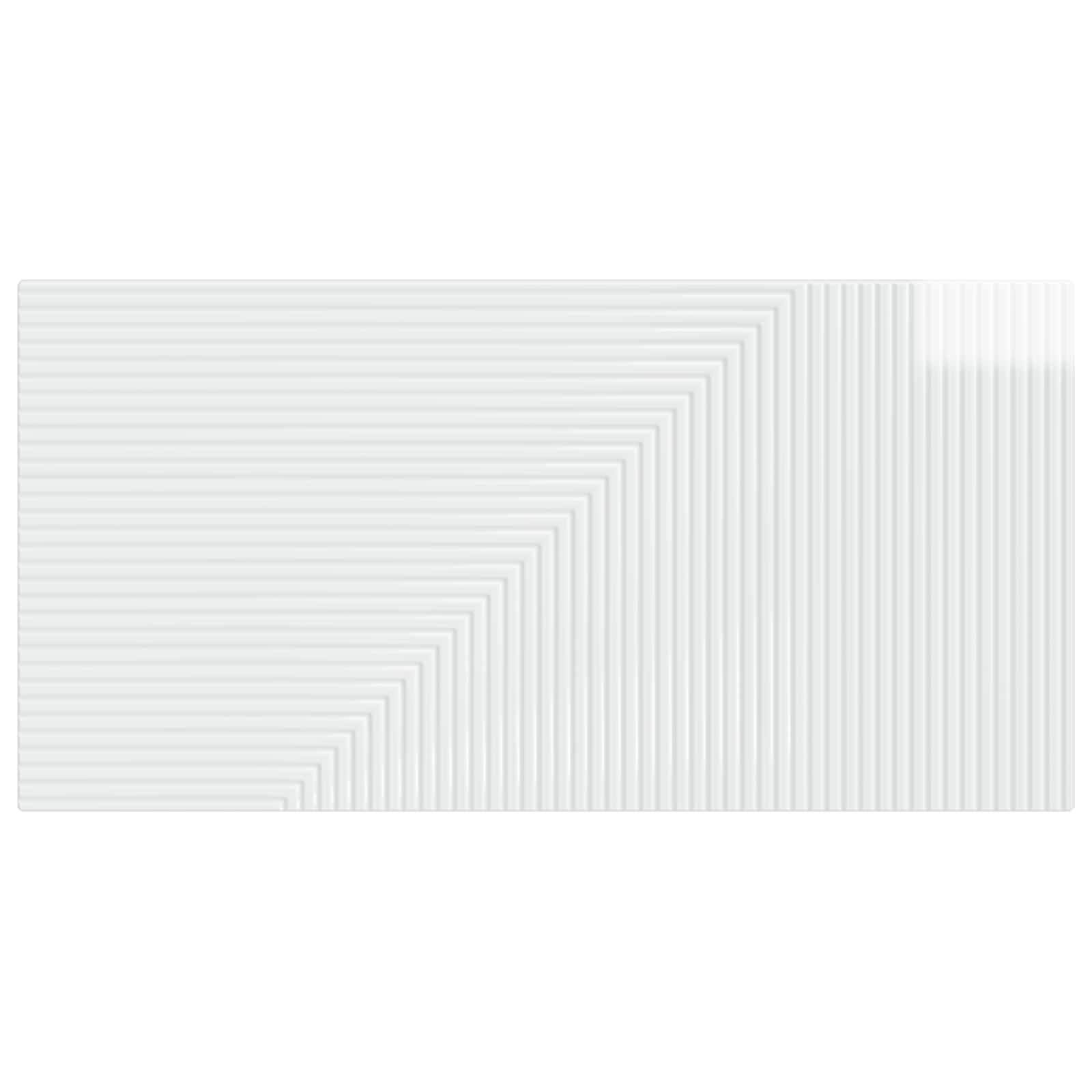 vidaXL Wall-Mounted Headboard HAARLEM High Gloss White Engineered Wood 3