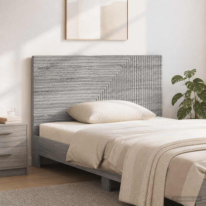 vidaXL Wall-Mounted Headboard HAARLEM Grey Sonoma Engineered Wood 1