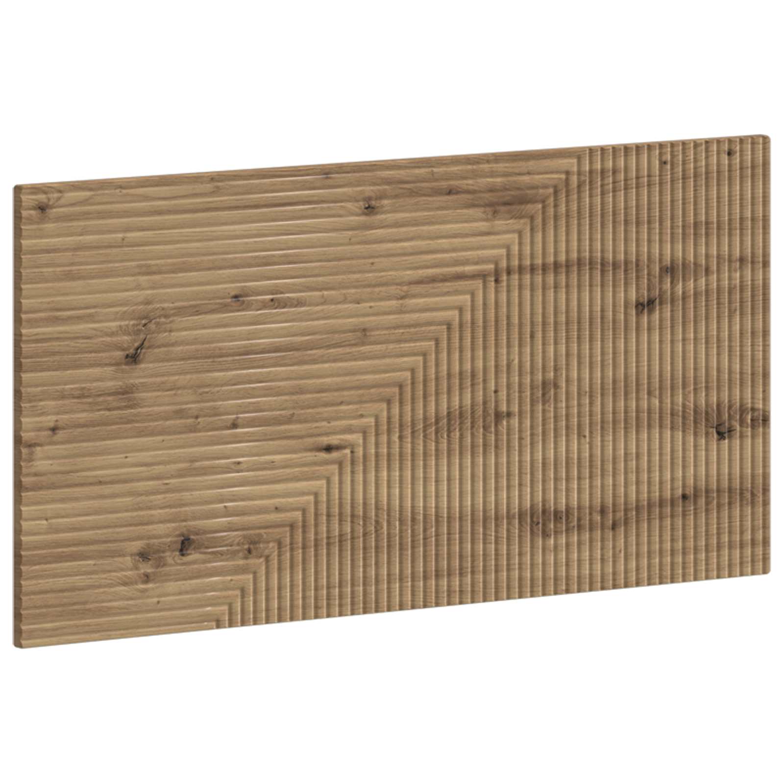 vidaXL Wall-Mounted Headboard HAARLEM Artisan Oak Engineered Wood 2