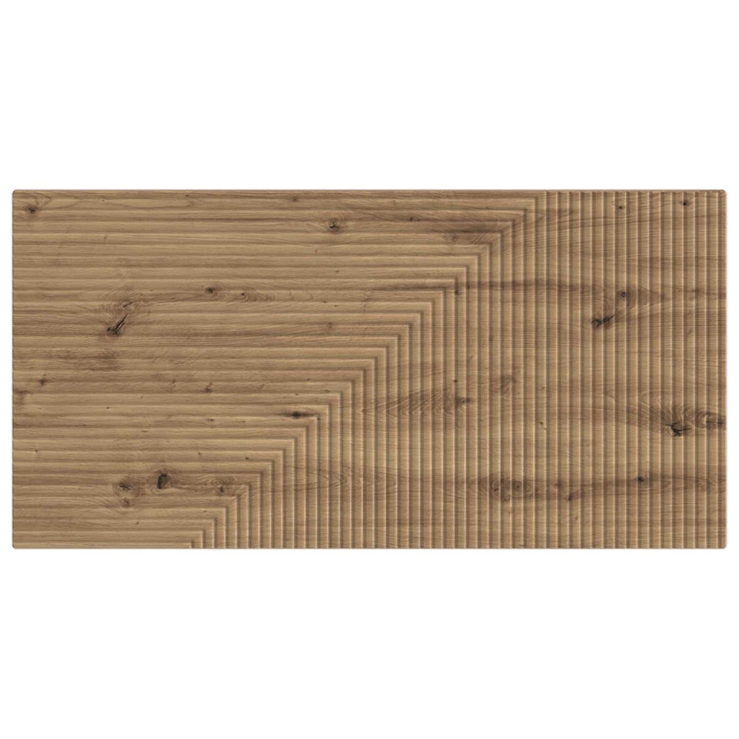 vidaXL Wall-Mounted Headboard HAARLEM Artisan Oak Engineered Wood 3