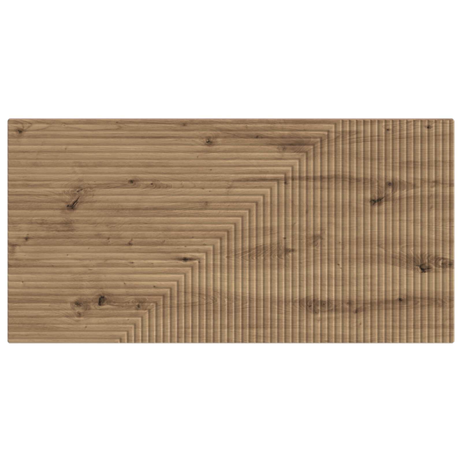 vidaXL Wall-Mounted Headboard HAARLEM Artisan Oak Engineered Wood 3