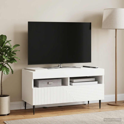 LED TV Cabinet HAARLEM 81 x 35 x 43 cm White