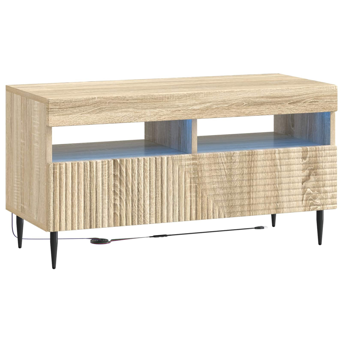 LED TV Cabinet HAARLEM 81 x 35 x 43 cm Sonoma oak