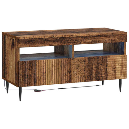 LED TV Cabinet HAARLEM 81 x 35 x 43 cm Old wood