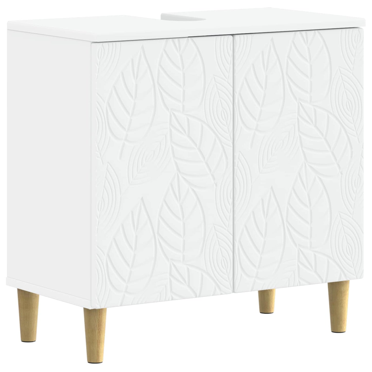 vidaXL Bathroom Sink Cabinet DELFT White 59.5 x 31.5x 59 cm 2