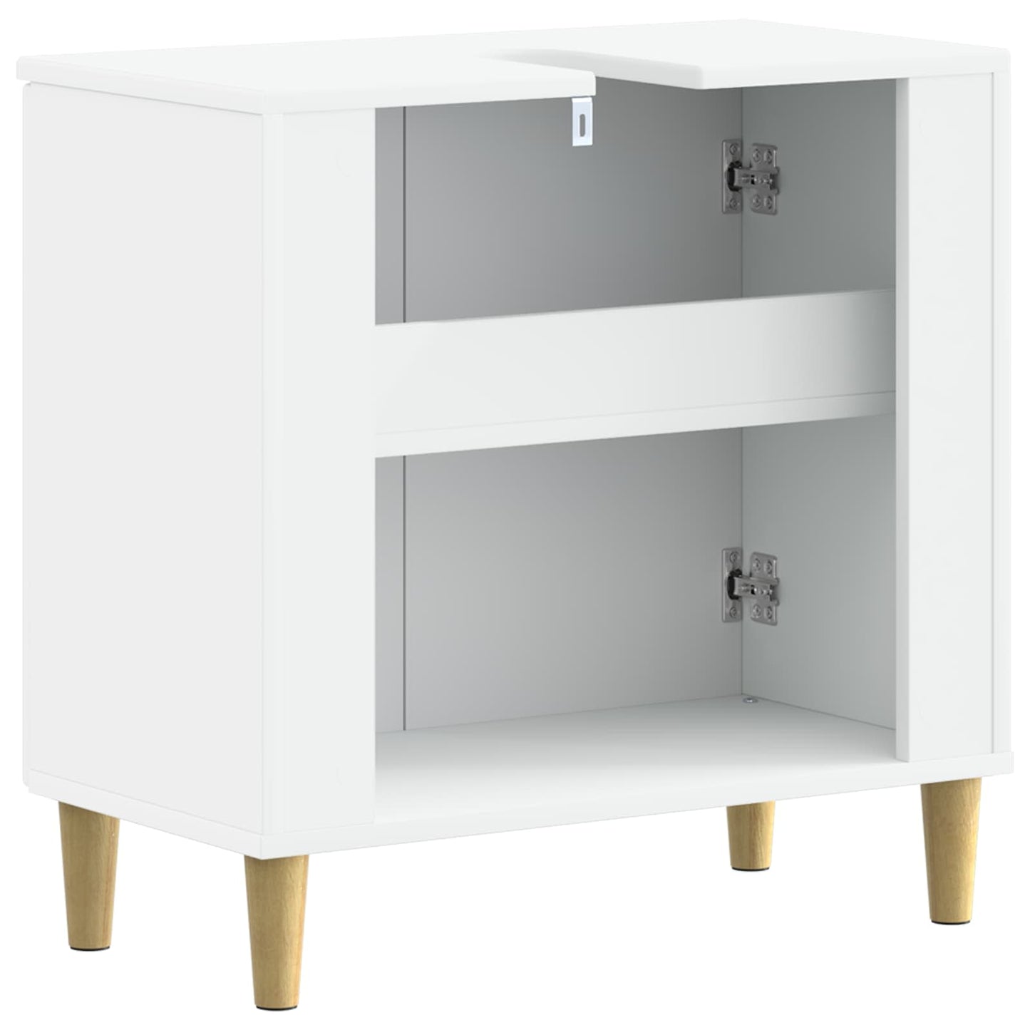 vidaXL Bathroom Sink Cabinet DELFT White 59.5 x 31.5x 59 cm 6