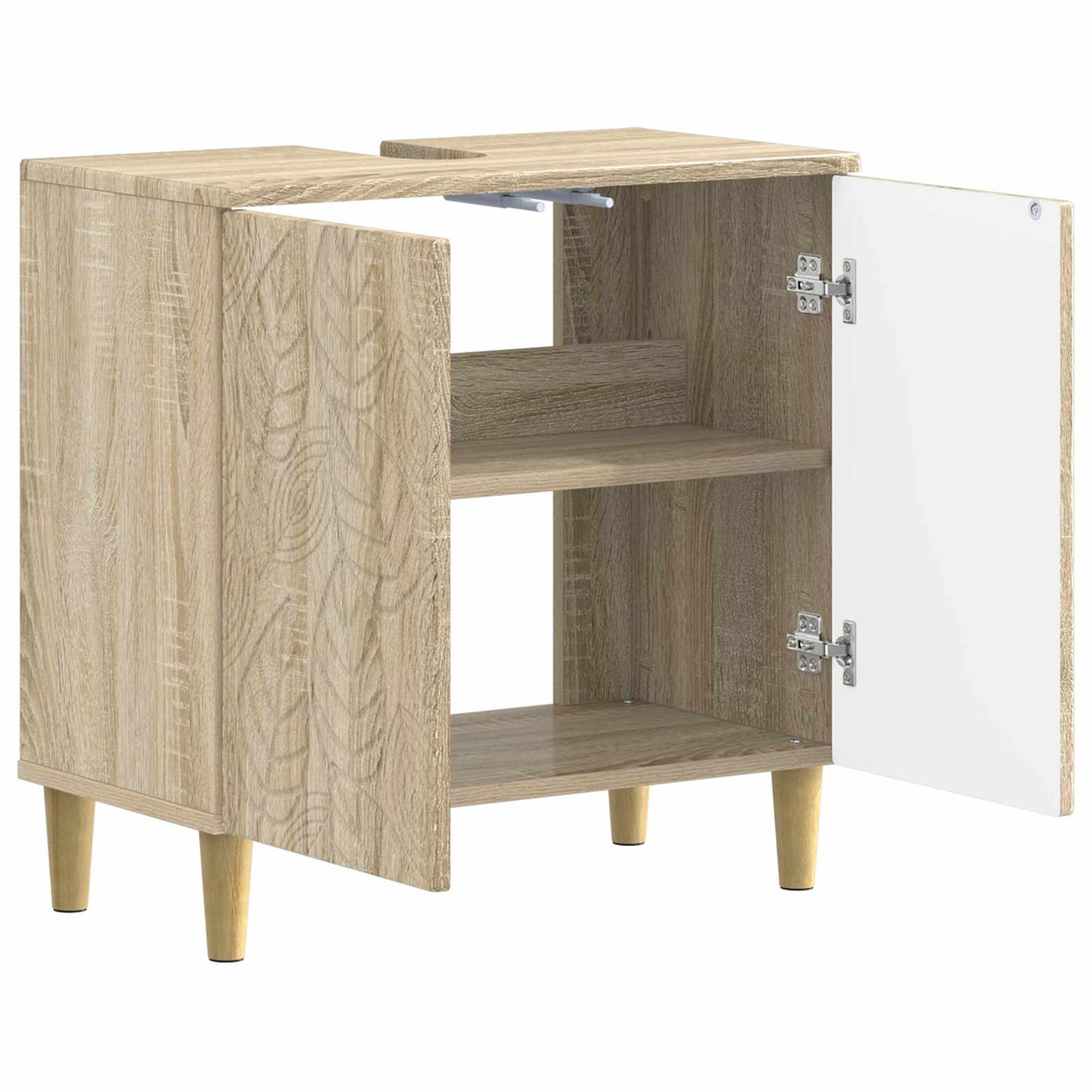 vidaXL Bathroom Sink Cabinet DELFT Sonoma Oak 59.5 x 31.5x 59 cm 3