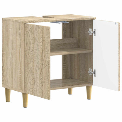 vidaXL Bathroom Sink Cabinet DELFT Sonoma Oak 59.5 x 31.5x 59 cm 3