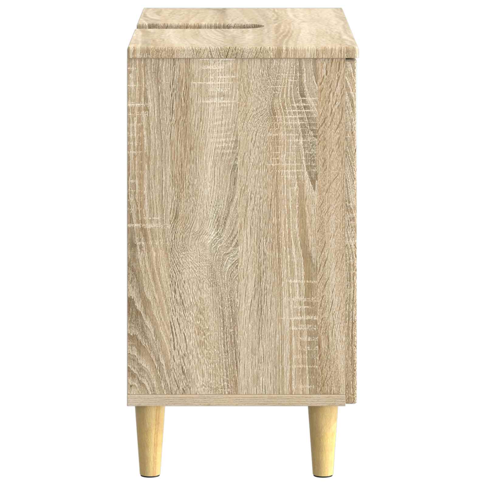 vidaXL Bathroom Sink Cabinet DELFT Sonoma Oak 59.5 x 31.5x 59 cm 5