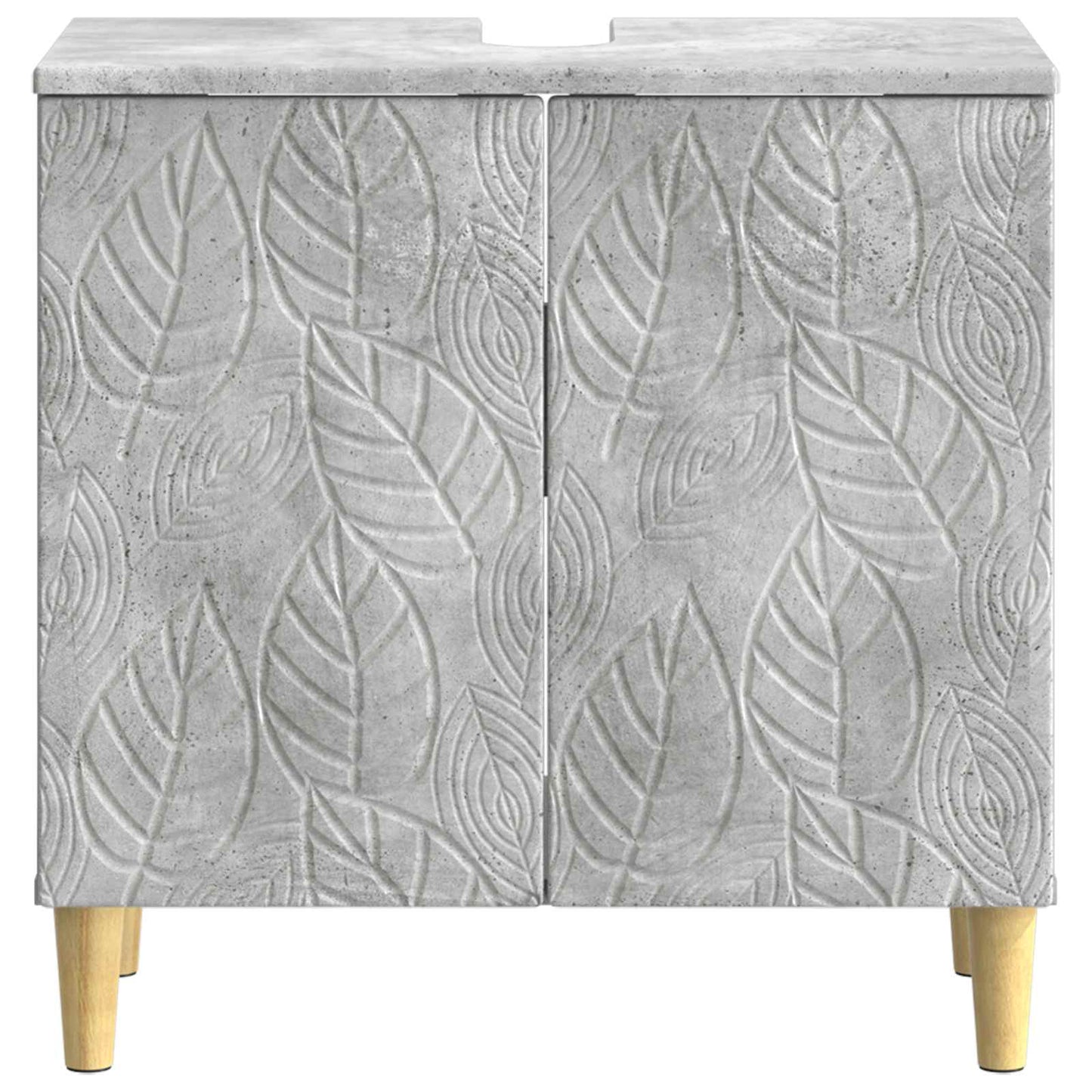 vidaXL Bathroom Sink Cabinet DELFT Concrete Grey 59.5 x 31.5x 59 cm 4