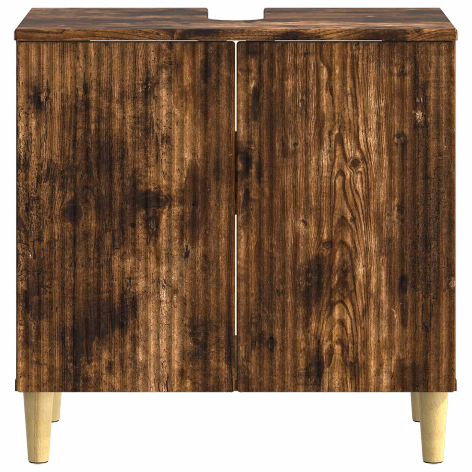 vidaXL Bathroom Sink Cabinet DELFT Smoked Oak 59.5 x 31.5x 59 cm 4