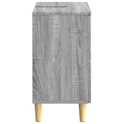 vidaXL Bathroom Sink Cabinet DELFT Grey Sonoma 59.5 x 31.5x 59 cm 5