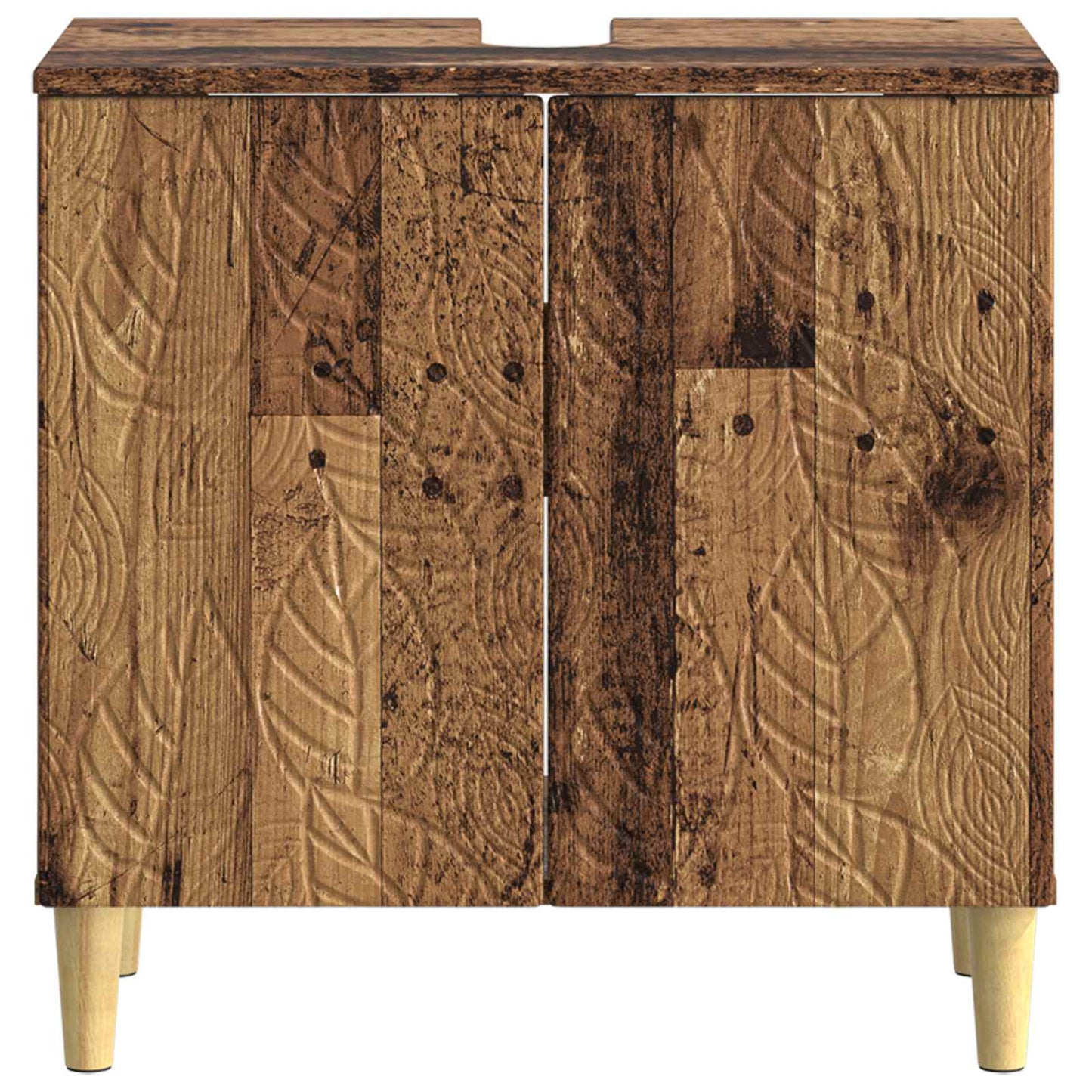 vidaXL Bathroom Sink Cabinet DELFT Old Wood 59.5 x 31.5x 59 cm 4
