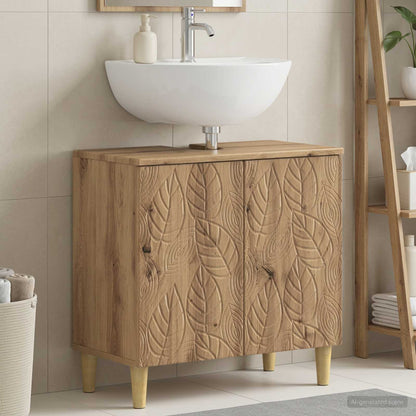 vidaXL Bathroom Sink Cabinet DELFT Artisan Oak 59.5 x 31.5x 59 cm 1