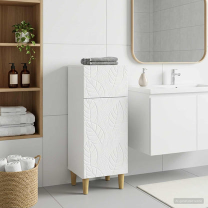 vidaXL Bathroom Storage Cainet DELFT White 30 x 31 x 80 cm 1