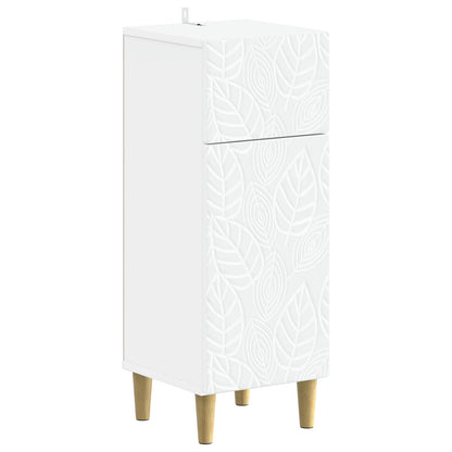 vidaXL Bathroom Storage Cainet DELFT White 30 x 31 x 80 cm 2