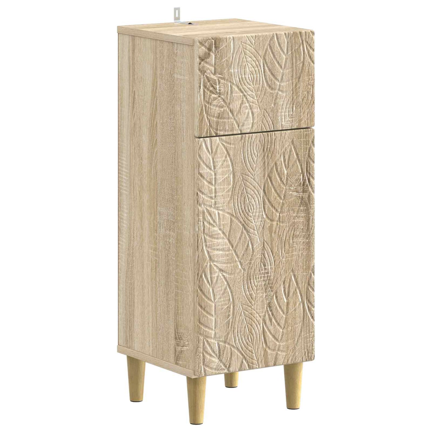 vidaXL Bathroom Storage Cainet DELFT Sonoma Oak 30 x 31 x 80 cm 2