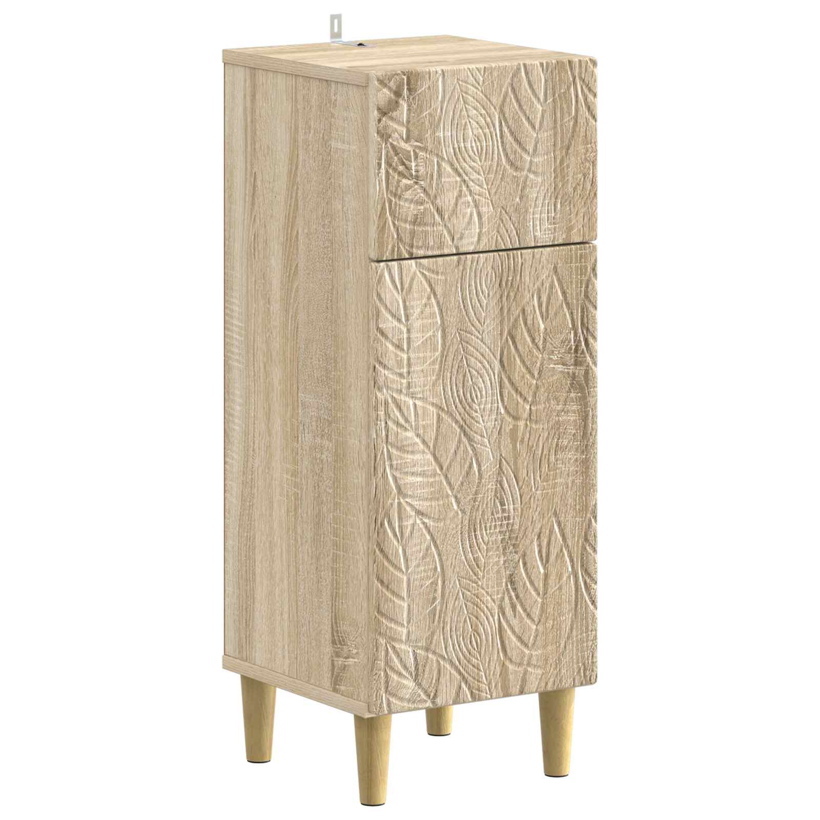 vidaXL Bathroom Storage Cainet DELFT Sonoma Oak 30 x 31 x 80 cm 2