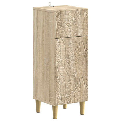 vidaXL Bathroom Storage Cainet DELFT Sonoma Oak 30 x 31 x 80 cm 2