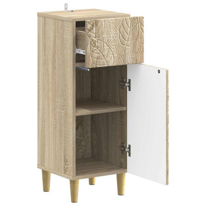 vidaXL Bathroom Storage Cainet DELFT Sonoma Oak 30 x 31 x 80 cm 3