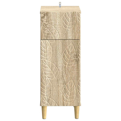 vidaXL Bathroom Storage Cainet DELFT Sonoma Oak 30 x 31 x 80 cm 4
