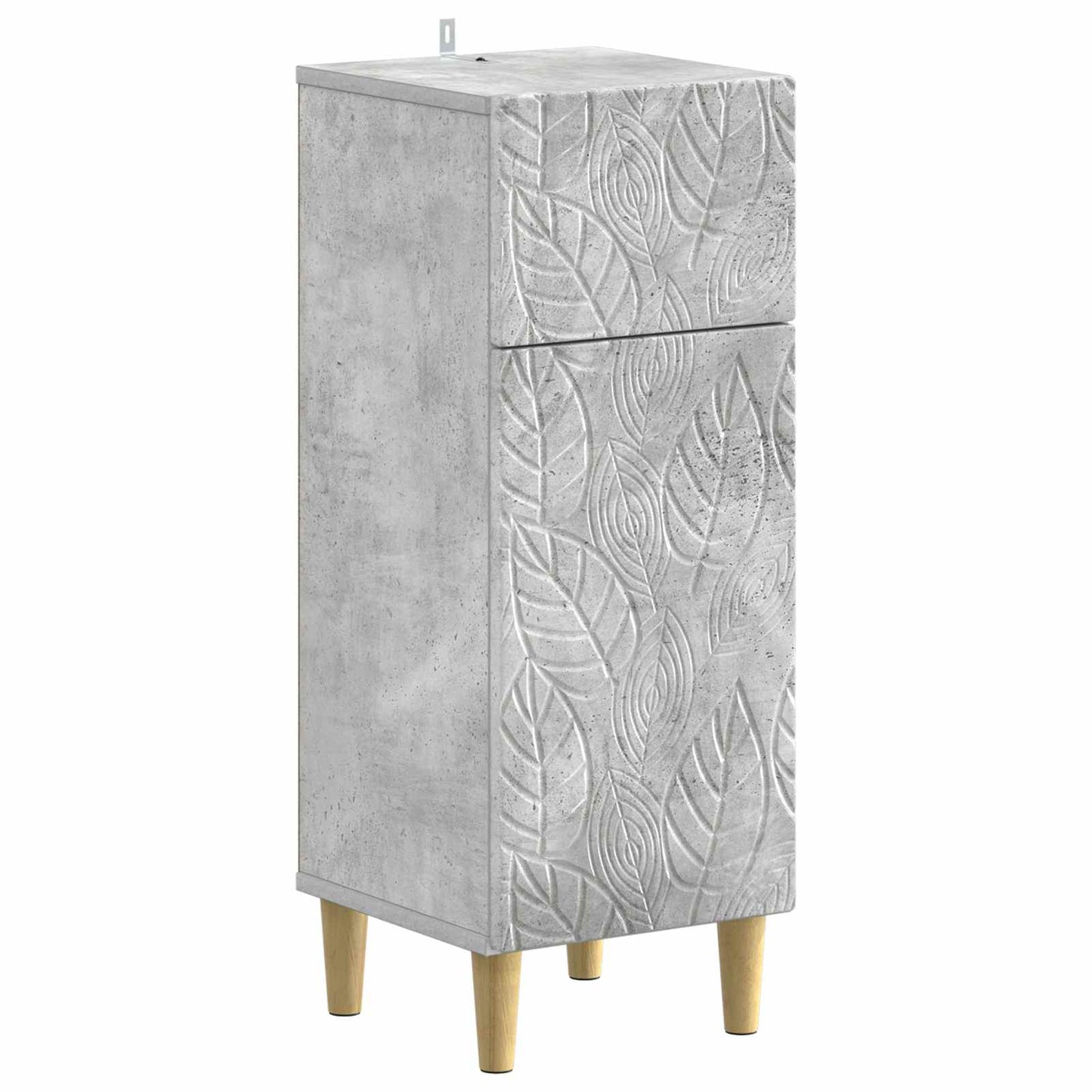 vidaXL Bathroom Storage Cainet DELFT Concrete Grey 30 x 31 x 80 cm 2