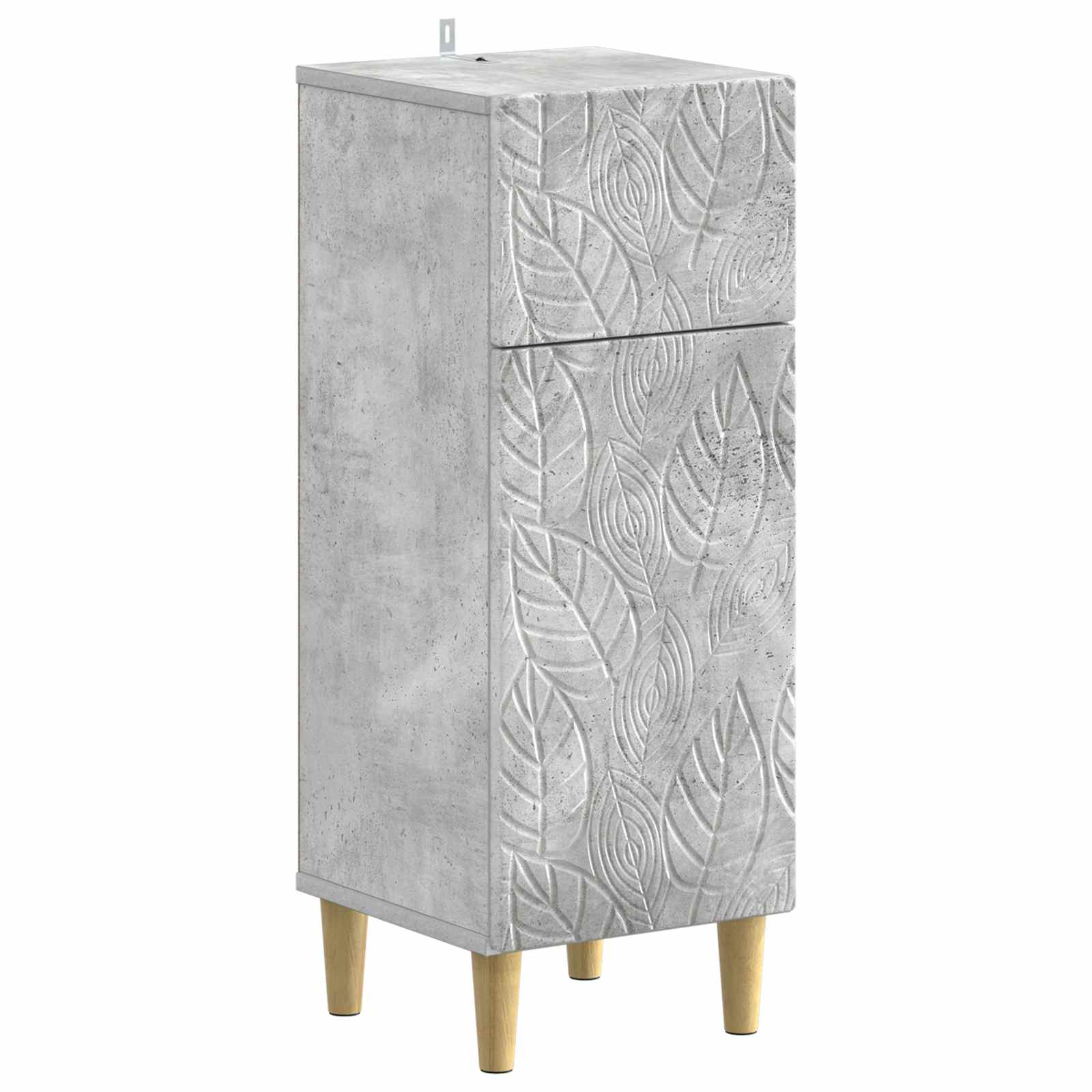 vidaXL Bathroom Storage Cainet DELFT Concrete Grey 30 x 31 x 80 cm 2