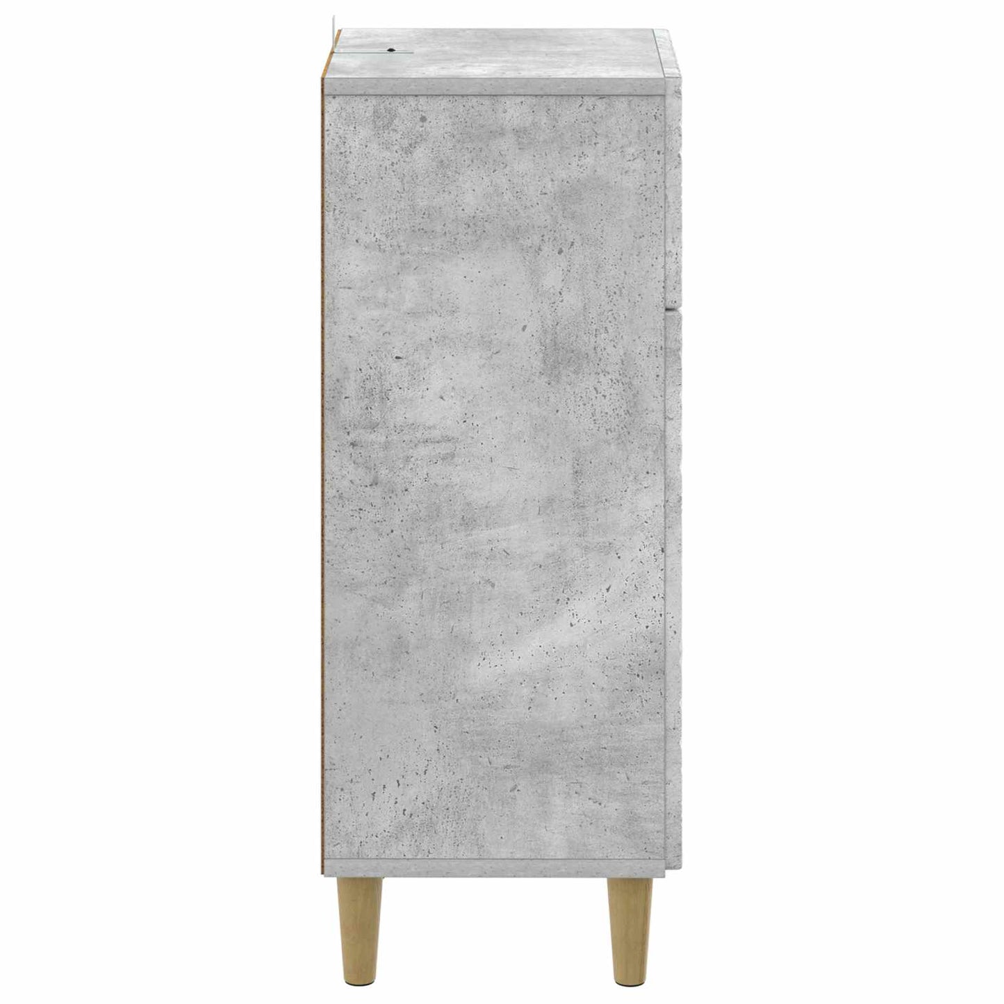 vidaXL Bathroom Storage Cainet DELFT Concrete Grey 30 x 31 x 80 cm 5