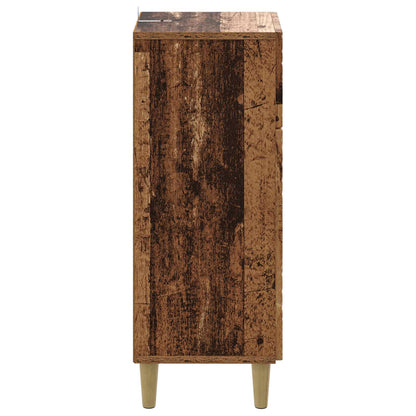 vidaXL Bathroom Storage Cainet DELFT Old Wood 30 x 31 x 80 cm 5