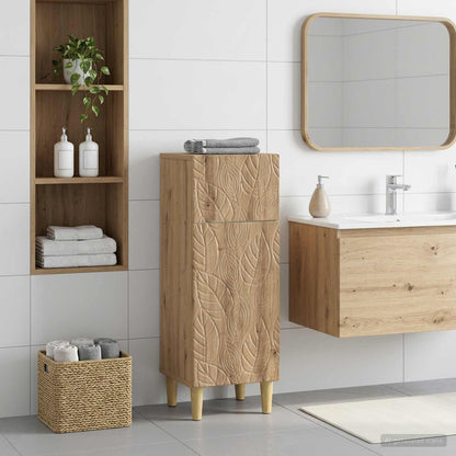 vidaXL Bathroom Storage Cainet DELFT Artisan Oak 30 x 31 x 80 cm 1