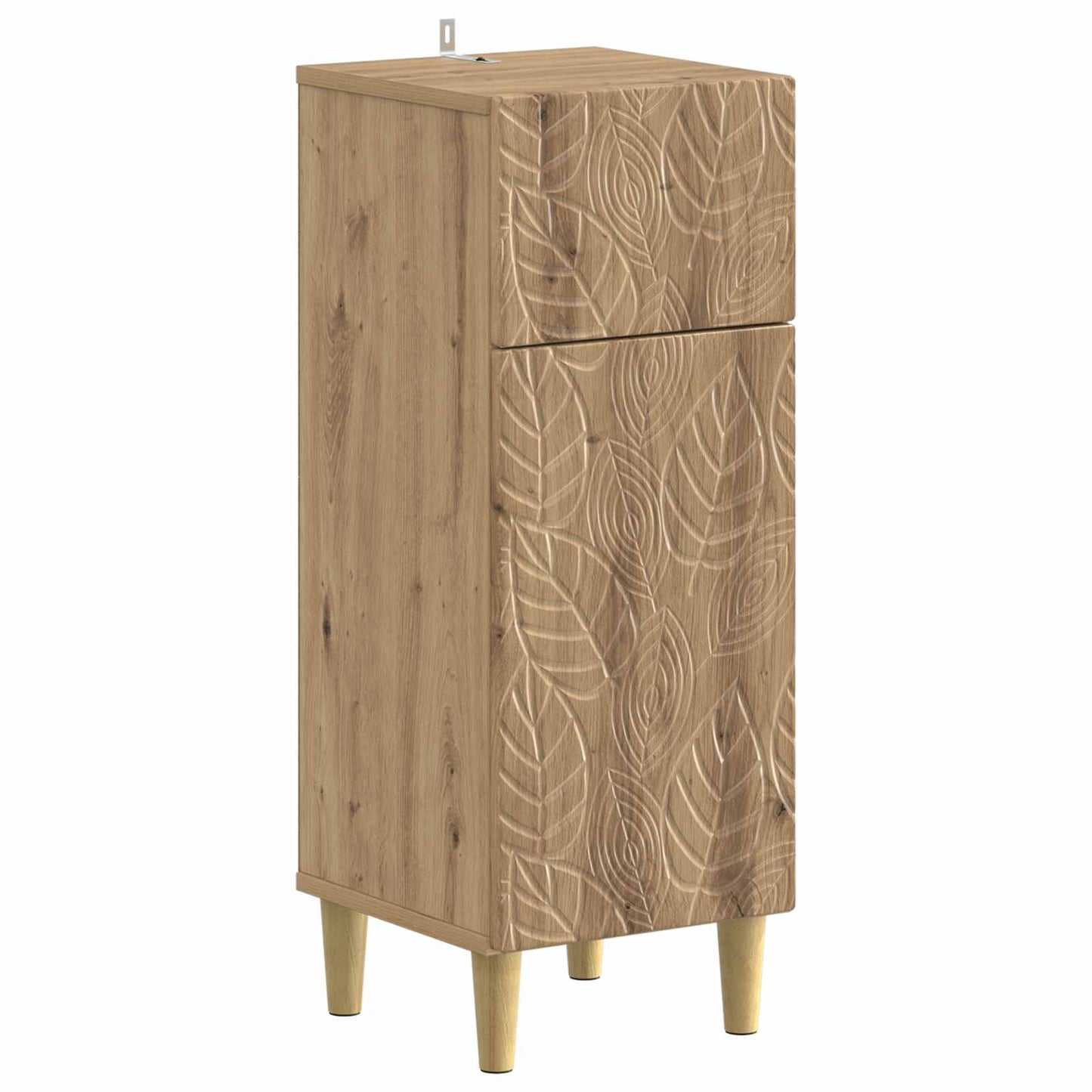 vidaXL Bathroom Storage Cainet DELFT Artisan Oak 30 x 31 x 80 cm 2