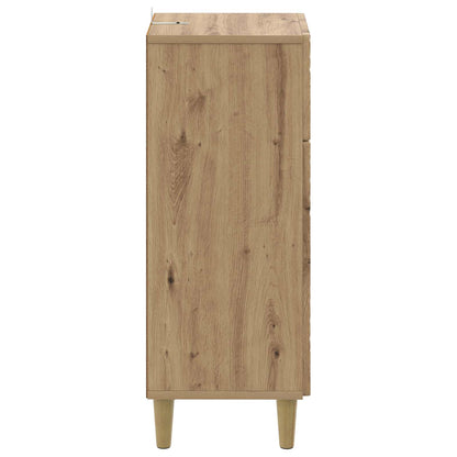 vidaXL Bathroom Storage Cainet DELFT Artisan Oak 30 x 31 x 80 cm 5