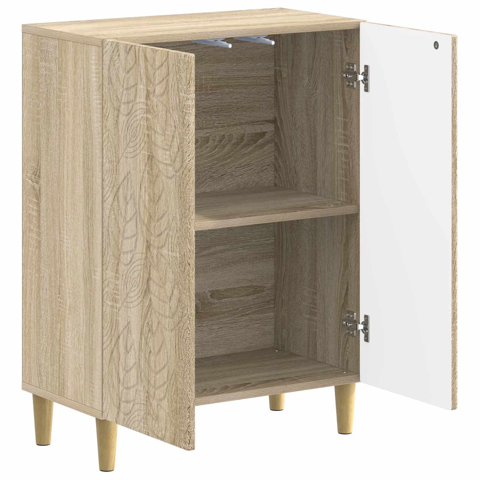 vidaXL Bathroom Storage Cainet DELFT Sonoma Oak 59.5 x 31 x 80 cm 3