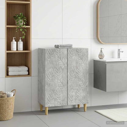 vidaXL Bathroom Storage Cainet DELFT Concrete Grey 59.5 x 31 x 80 cm 1
